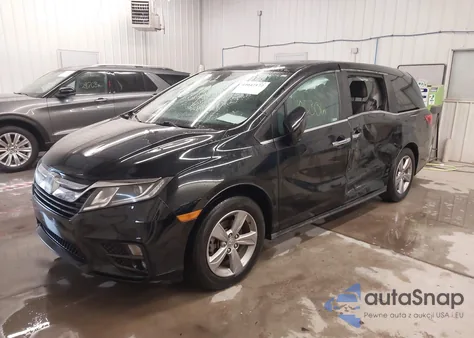 2018 Honda Odyssey Ex-L from USA, damaged, VIN 5FNRL6H72JB095120